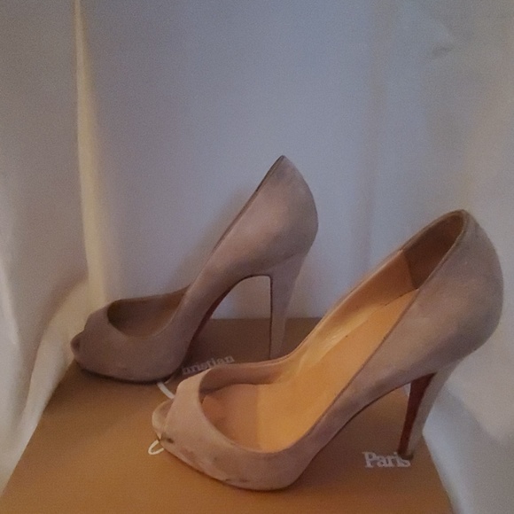 CHRISTIAN LOUBOUTIN Veau Velours Very Prive 120 - Picture 5 of 8